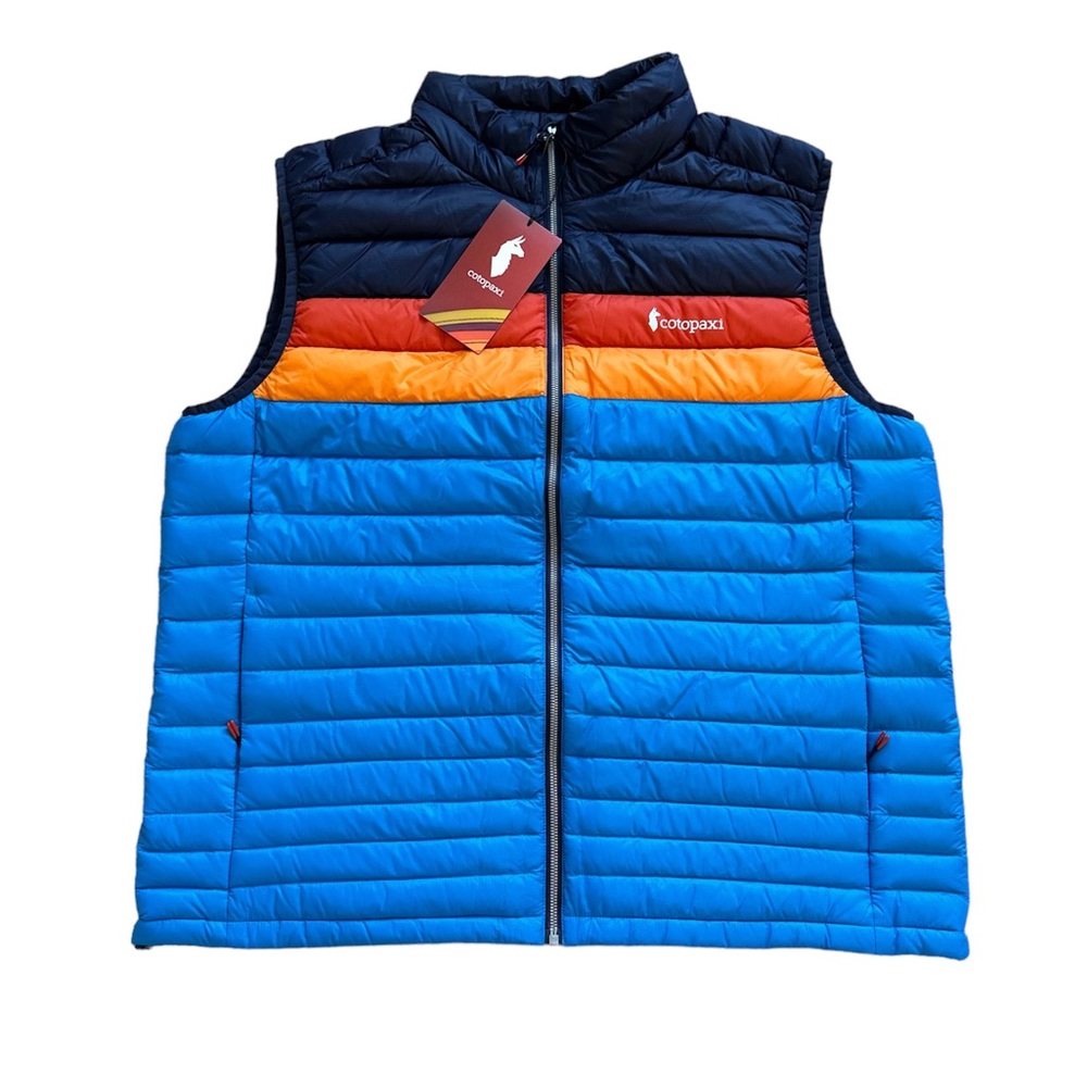 New Cotopaxi Mens Fuego Down Vest Maritime Saltwater - XXL